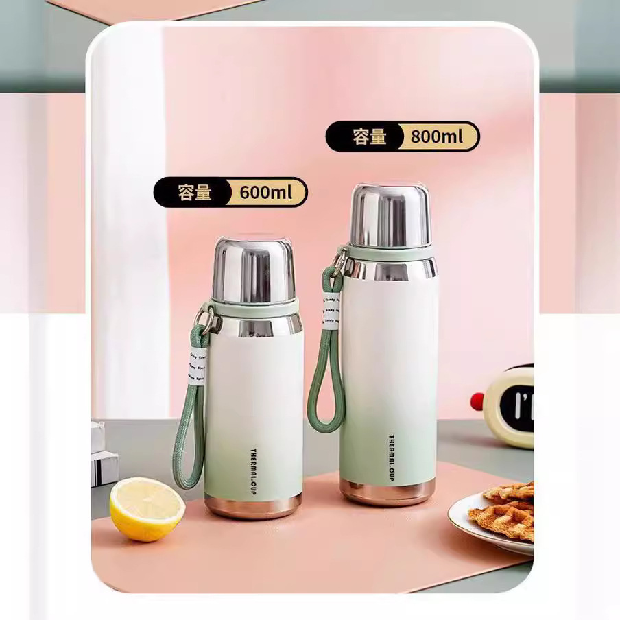316 stainless steel insulated cup, tea-water separation cup, outdoor portable mountain climbing and travel water cup, can be printed with LOGO details Picture