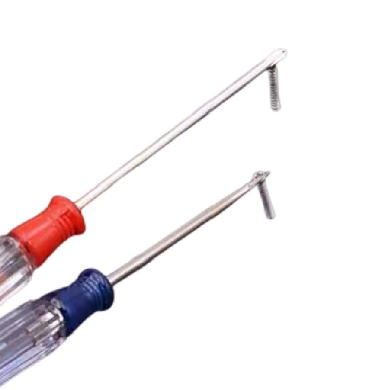Magnetic mini transparent small flat-head screwdriver for computer repair DIY cross toy small crystal screwdriver details Picture
