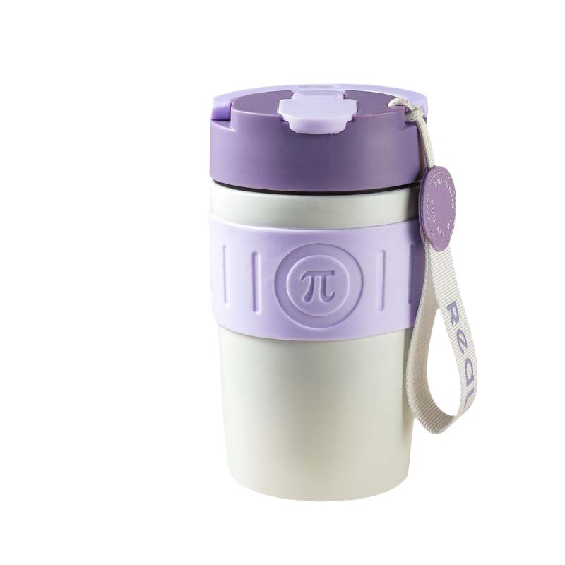 Star Wish High Appearance level, convenient insulated cup, stainless steel coffee travel cup, large capacity double-drinking straw, student drinking cup Item Picture