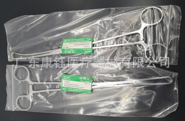 Pulun Medical surgical instruments: Needle holder pliers, straight forceps, handkerchief forceps, 25cm cervical forceps, oval forceps, 20cm Application Scenario