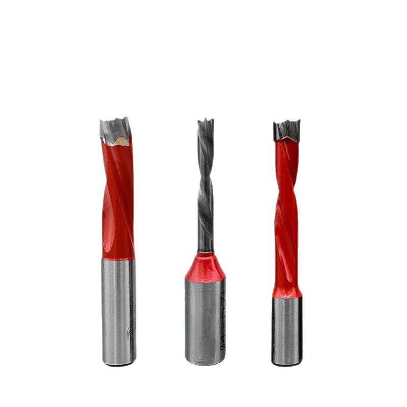 Woodworking hole drill bit, two-edge row drill, alloy drill bit, row drill, drill bit, hole opener, three-in-one, 2-15mm row drill Item Picture