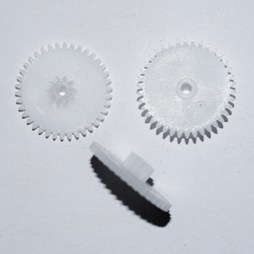 A comprehensive collection of toy gear accessories for double-layer, double-row and double-row gears with 38+10-2B stacked teeth and 0.5 module reduction gears Specification drawing