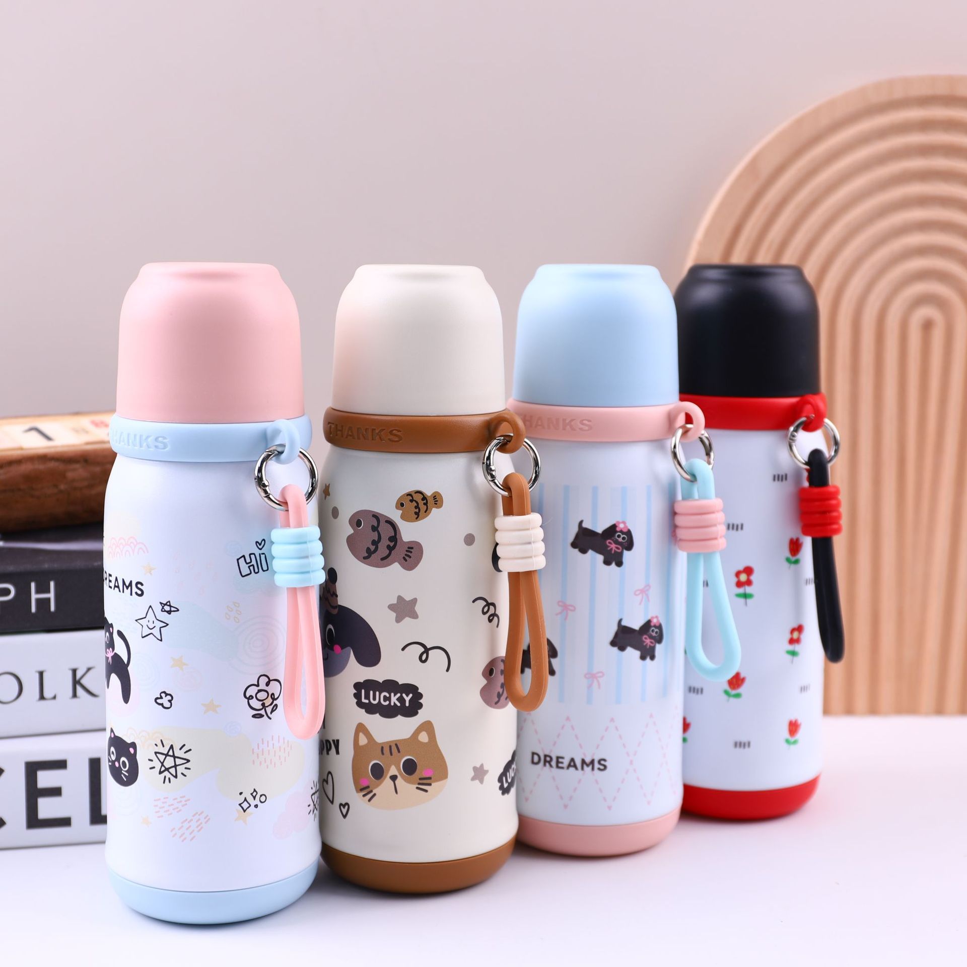 New 316 stainless steel insulated cup, high appearance level, sports double-drinking cup, student cartoon straw cup, Dream House Application Scenario