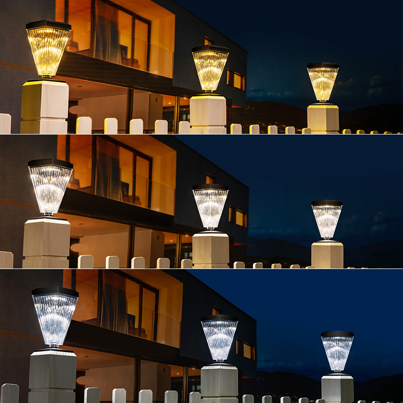 The new type of solar lamp for foreign trade is suitable for home garden, villa and courtyard atmosphere lighting. It is a high-brightness outdoor courtyard lamp that can be inserted Application Scenario