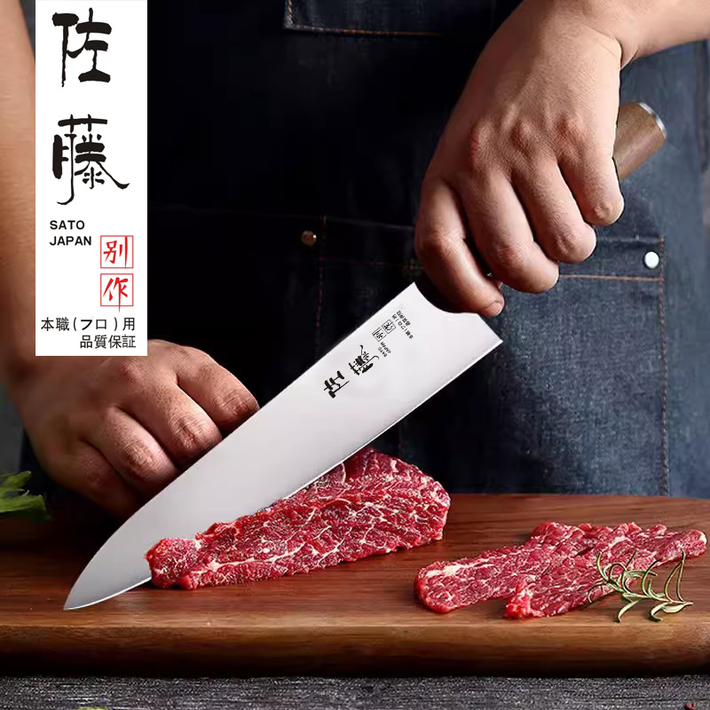 Western-style beef knife, Japanese sushi knife, cooking knife, sashimi knife, stainless steel beef knife, sashimi knife, chef's knife, willow blade knife Application Scenario