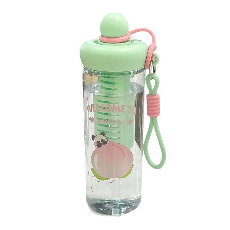 Summer water cup for girls with high appearance standards, outdoor travel kettle with tea strout, plastic straw cup, large capacity, water cup for three-year-old kids Item Picture