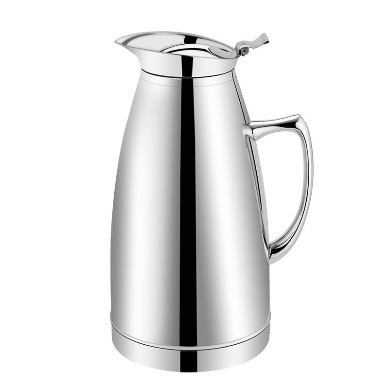 Cross-border foreign trade stainless steel insulated kettle, restaurant hot water kettle, insulated flask, double-layer vacuum frozen water kettle, dual-purpose water kettle Item Picture
