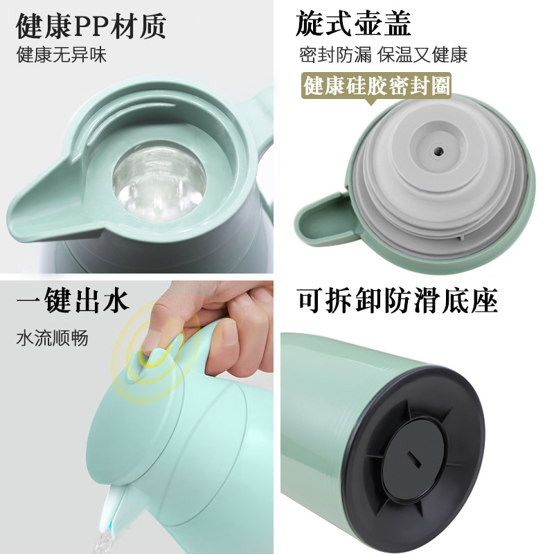 Thermos flasks, color boxes, gifts, hot water kettles, glass inner timid thermos flasks, student office factory direct sales, large Specification drawing