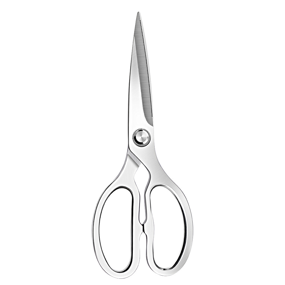 Scissors, powerful bone chicken bone scissors, multi-functional stainless steel baby food scissors, kitchen food, household food grade, thickened Item Picture