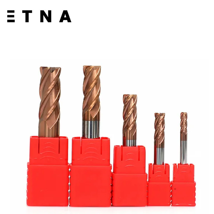 Promotion: 55-degree 4-edge tungsten steel milling cutters, flat-bottom cemented carbide milling cutters, coated ball-end milling cutters, CNC tools Application Scenario