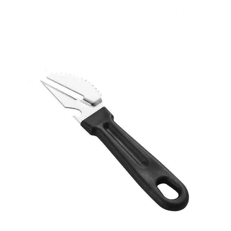 Stainless steel peeler, a kitchen utensware peeler, a peeler, a bottle cap opener, a scaler, and a multi-functional peeler Item Picture
