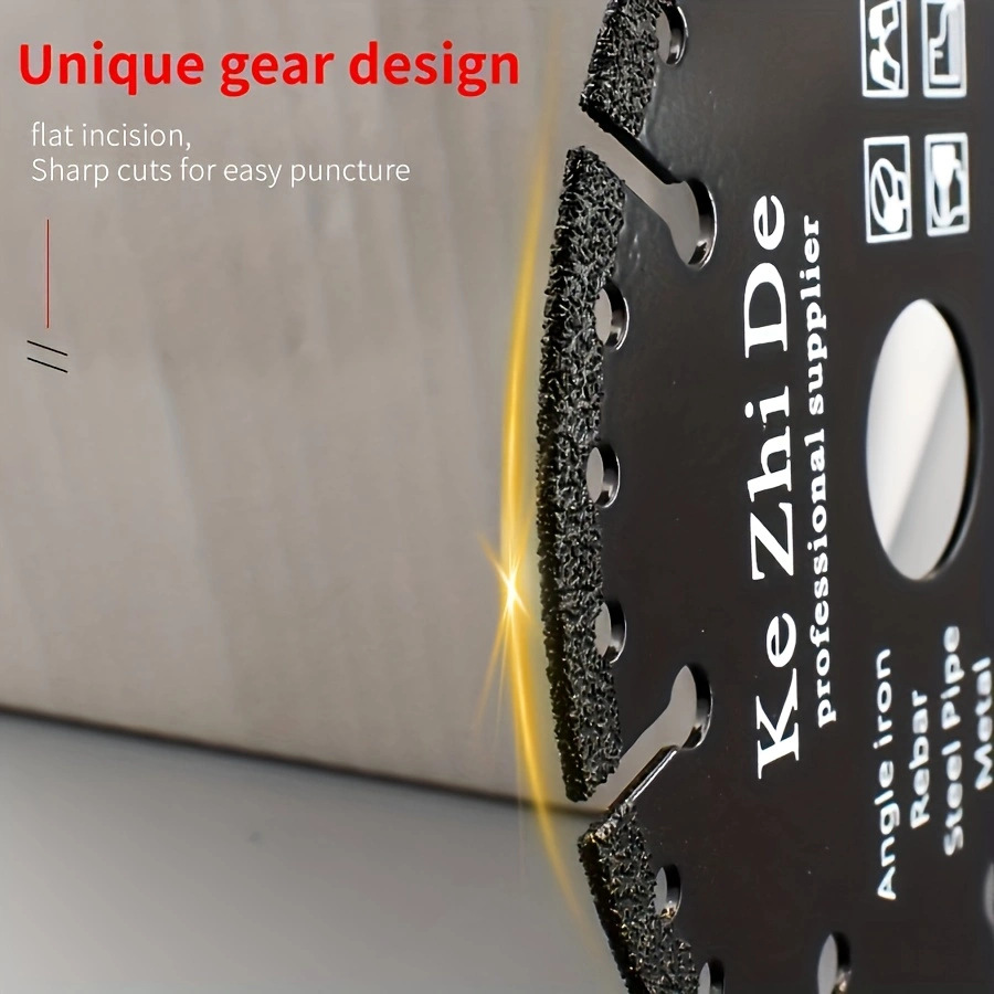 Iron King Metal alloy stainless steel pipe cutting iron sand wheel saw blade, multi-functional diamond brazed cutting blade Application Scenario