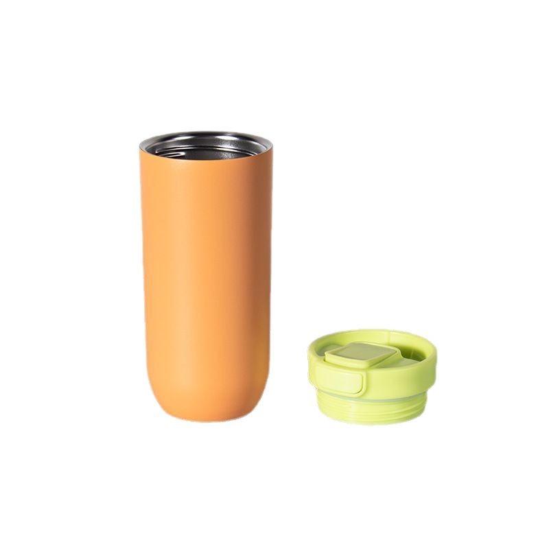 2025 New personalized one-handed coffee exclusive private mold best-selling button coffee cup, stainless steel insulated cup Application Scenario