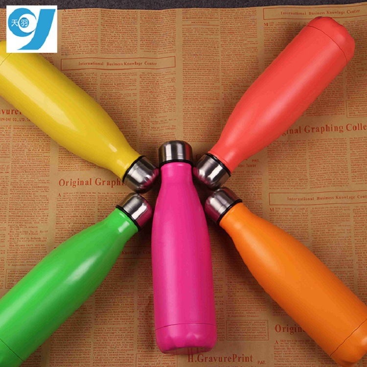 Coca-Cola bottle vacuum insulated cup, new stainless steel creative gift cup, outdoor travel printed logo sports water cup Specification drawing