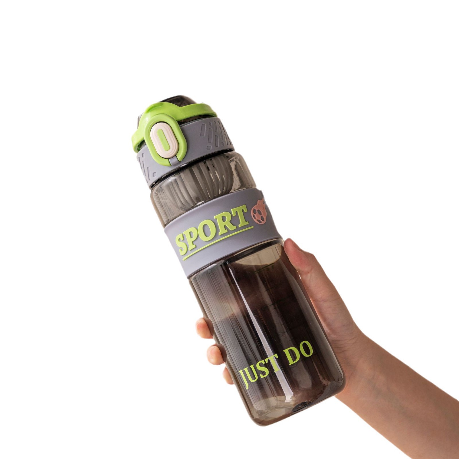 New high-appearation-level plastic space cup with a leather case, heat-insulating portable direct drinking cup, student sports water cup with a filter for fitness Item Picture