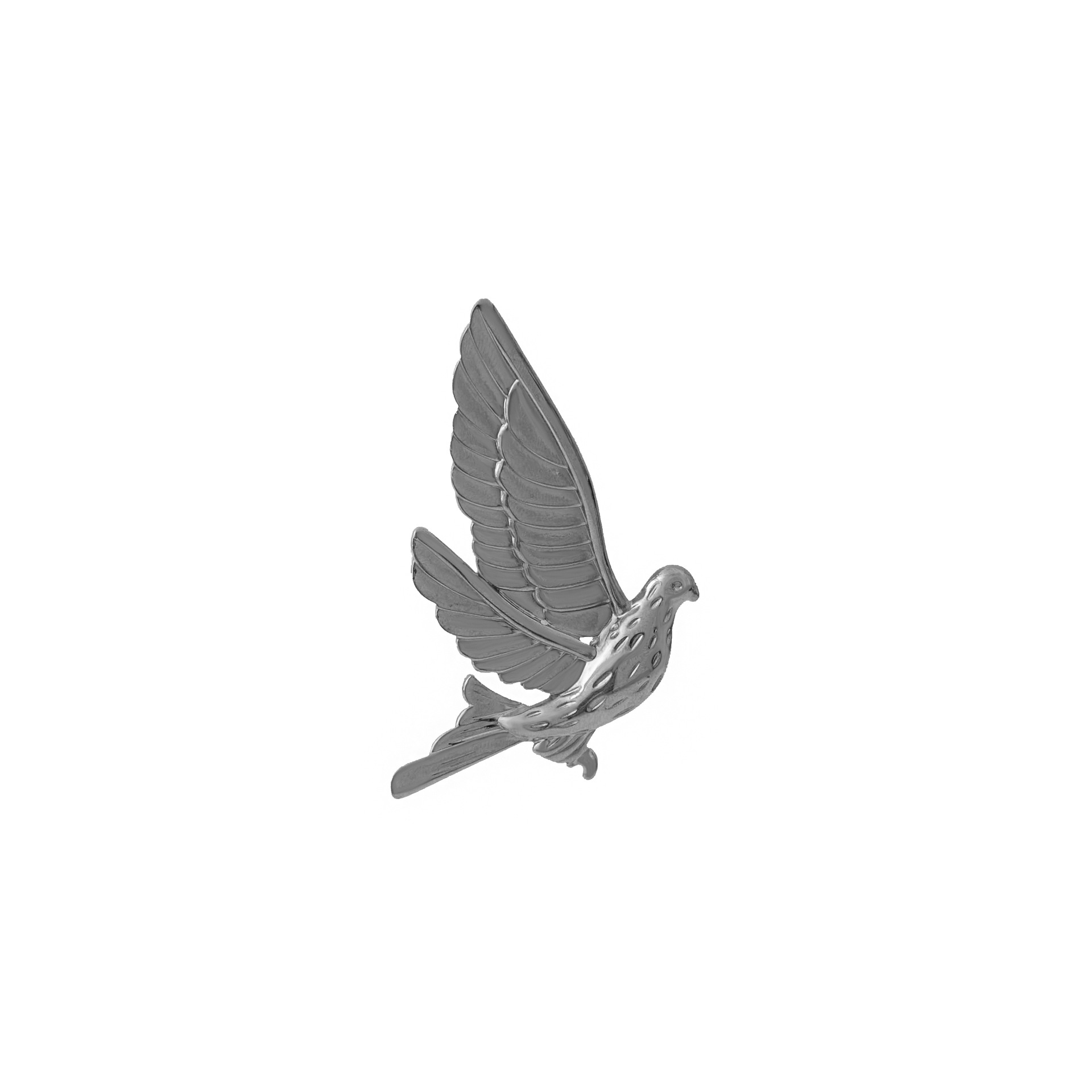 European and American cross-border peace dove animal brooch, light luxury and high-end clothing accessory brooch, creative metal brooch for women Item Picture