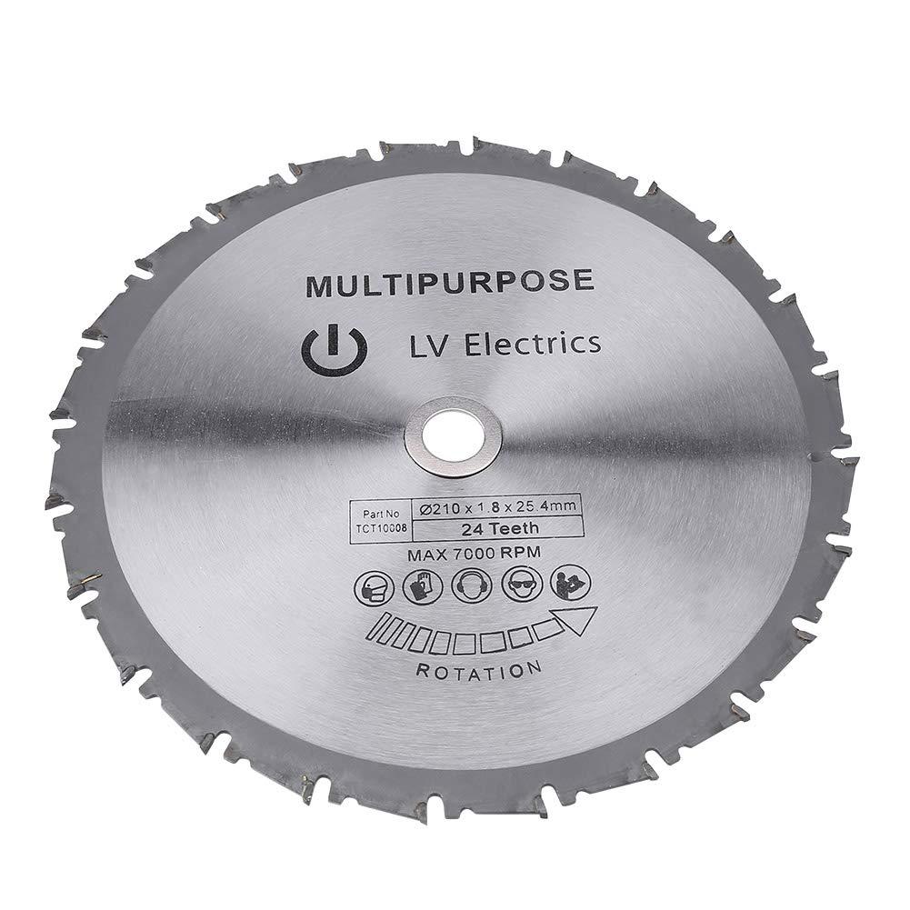 TCT circular saw blade 210mm x 25.4mm x 24T multi-functional circular saw blade 210*25.4 industrial grade Item Picture