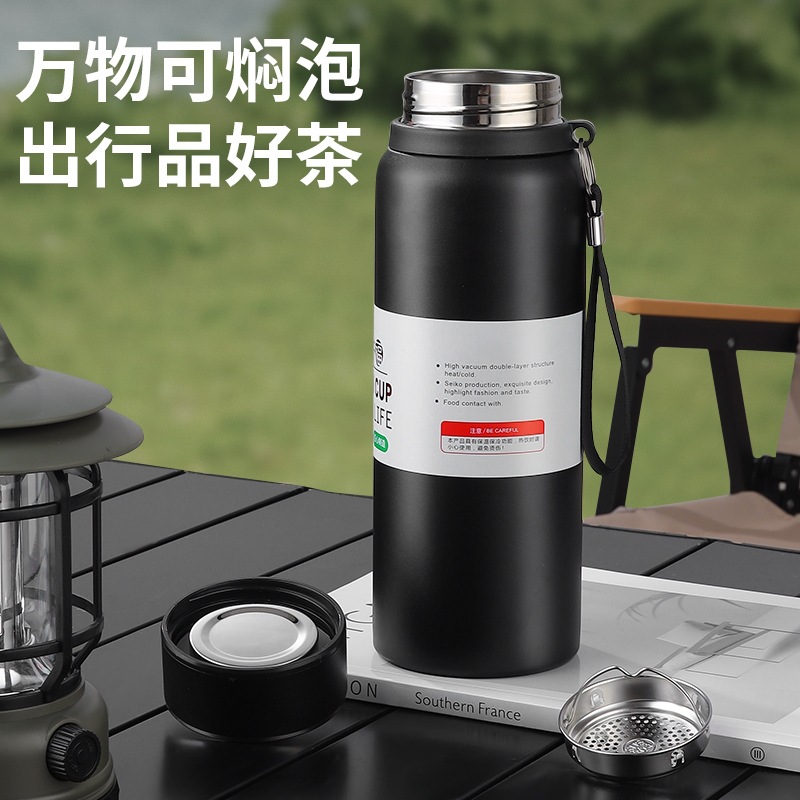Cross-border large-capacity 316 stainless steel insulated cups, men's and women's office water cups, portable outdoor sports water cups, travel cups Application Scenario