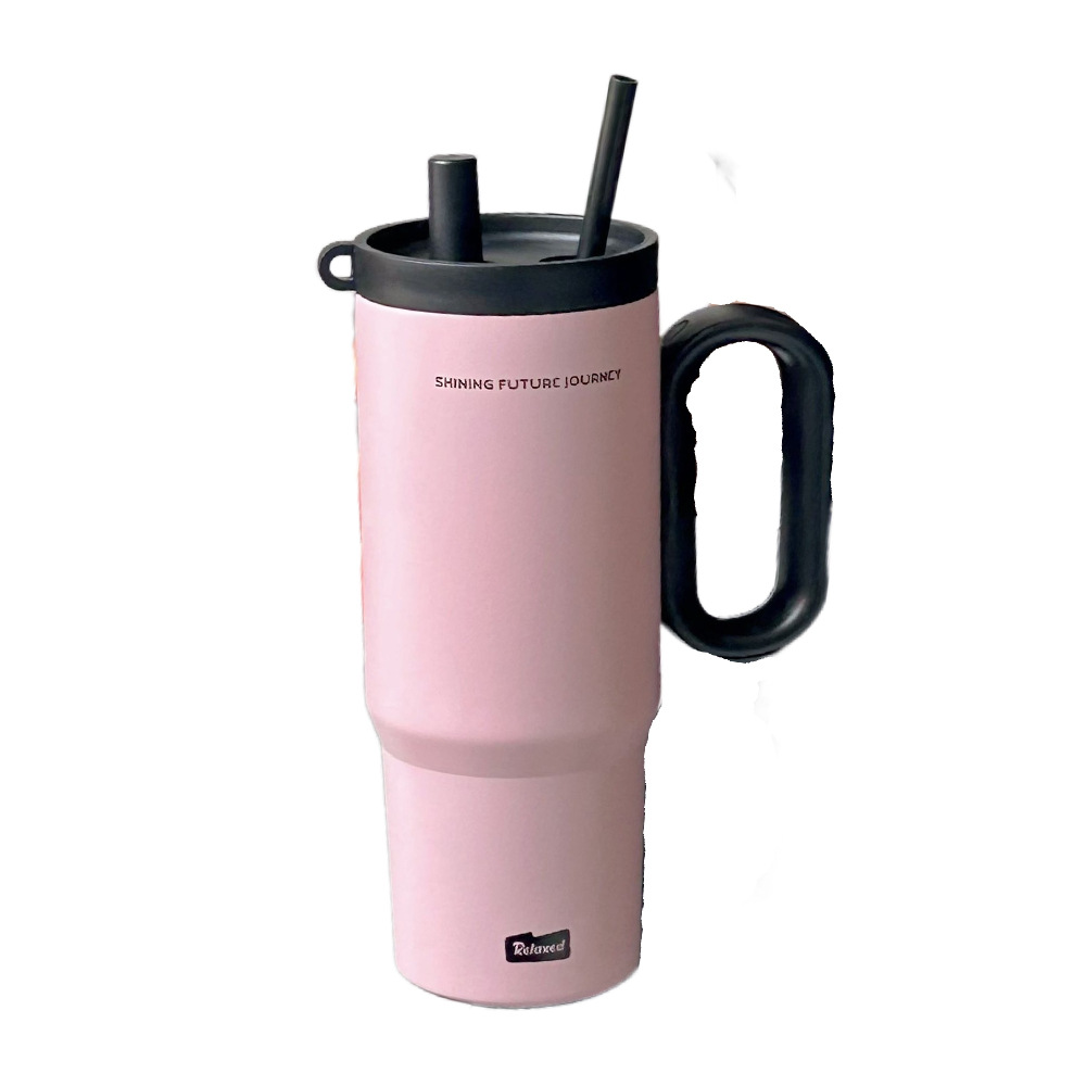 New stainless steel portable insulated cup, large-capacity water cup, ins women's high school appearance level straw, 316 ice cup Item Picture