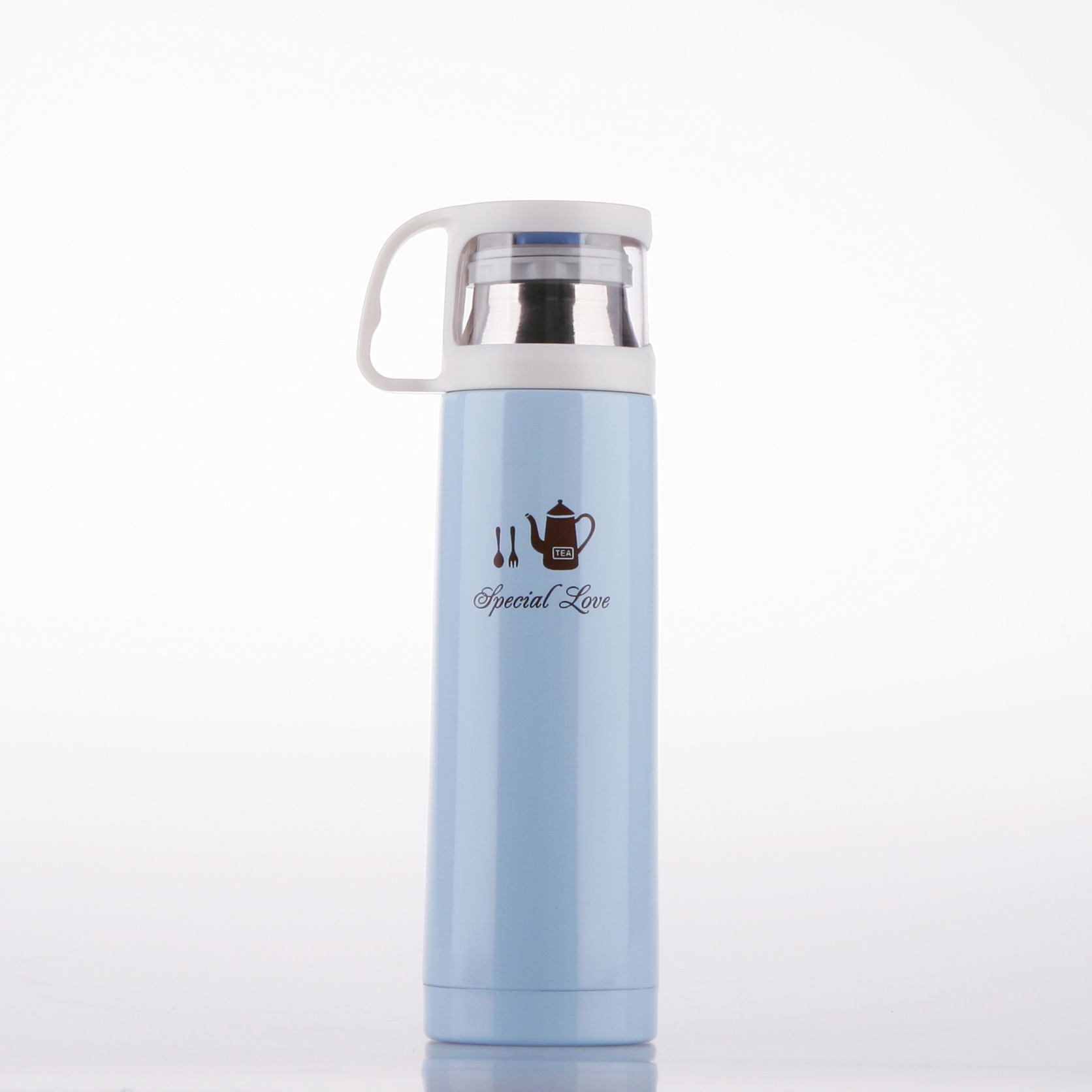Wholesale of new autumn and winter insulated cups with cups, portable and simple stainless steel gift cups, drinking cups 350ml and 500ml details Picture