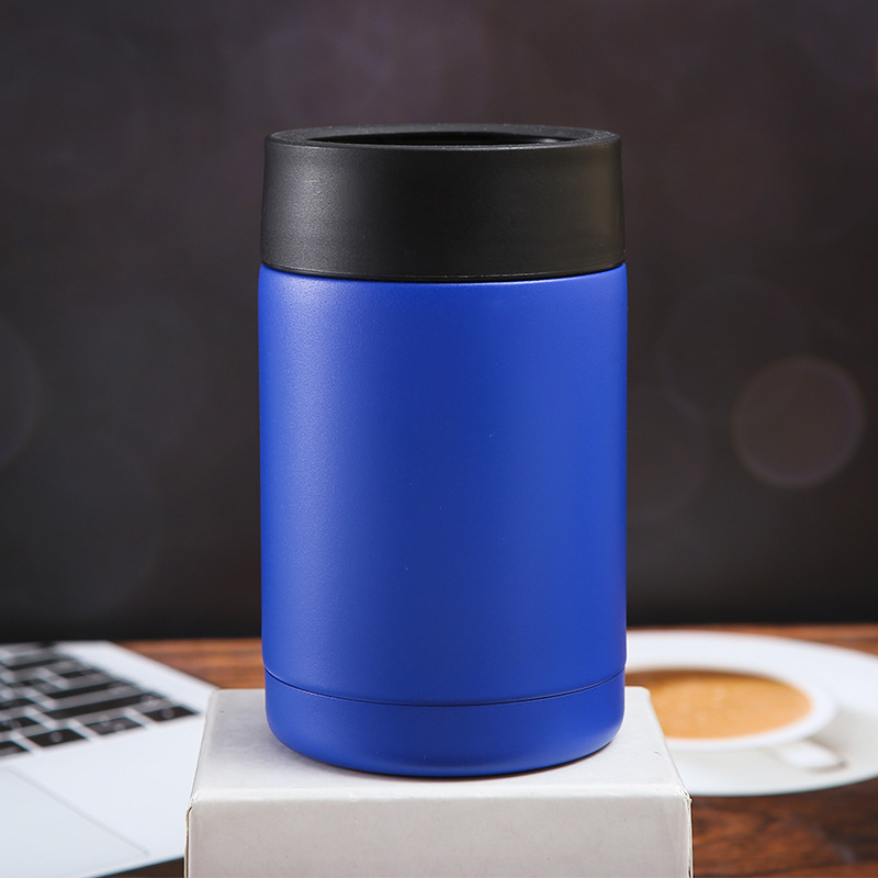 Customized 304 stainless steel vacuum car cup, spray-painted straight cup, multi-functional outdoor sports cold insulation tank Item Picture