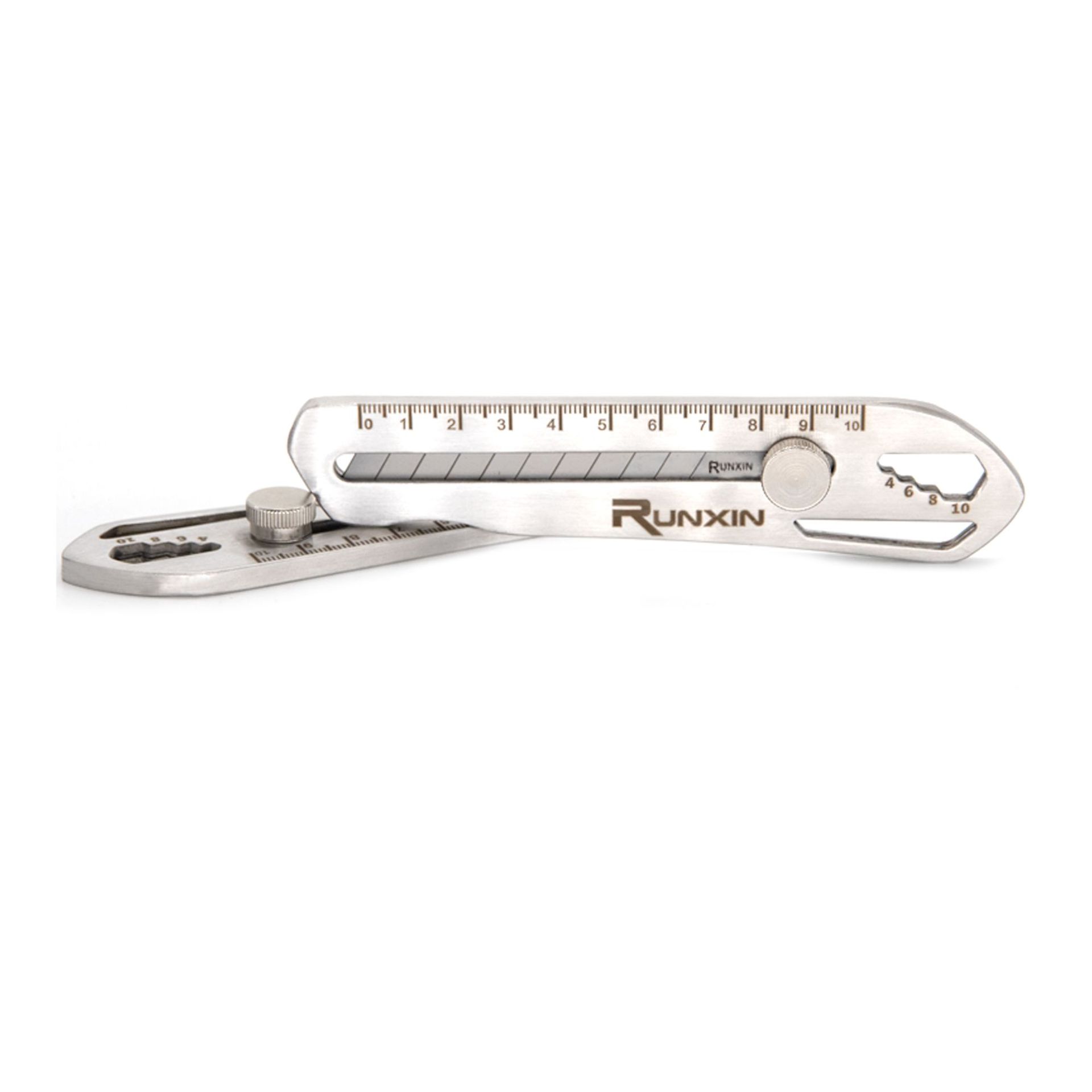 Stainless steel utility knife, sharp, portable outdoor multi-functional knife, thickened by 35%, non-rusting blade, durable knife stand Item Picture