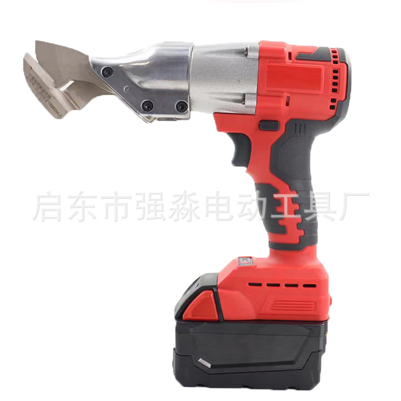 Cross-border bestseller wholesale DW model iron shears, lithium battery brushless iron shears, industrial electric stainless steel handheld scissors details Picture