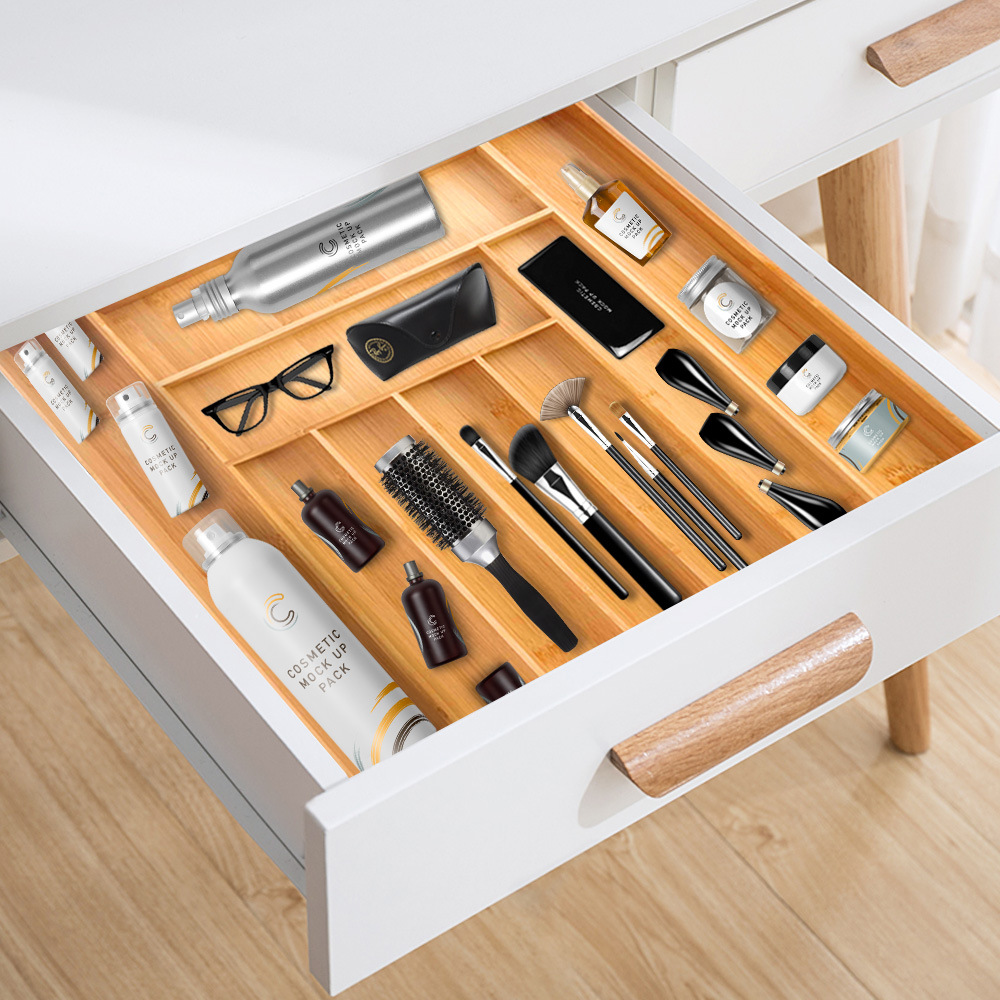 Knife storage boxes, retractable and formatted packaging boxes, kitchen drawers and tableware organization boxes are available for wholesale Specification drawing