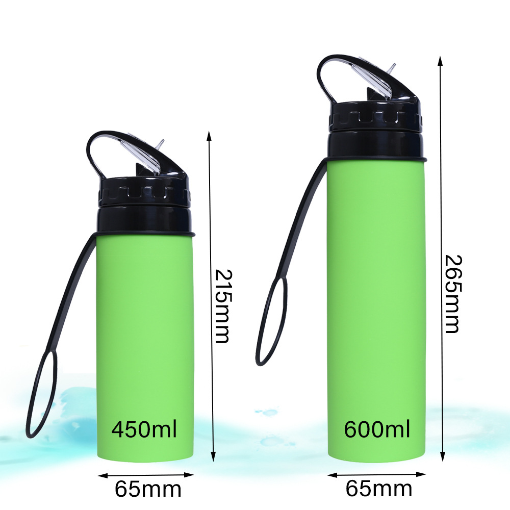 Amazon's best-selling shatter-resistant silicone water bottles, outdoor sports silicone water cups, and creative cycling water bottles Application Scenario