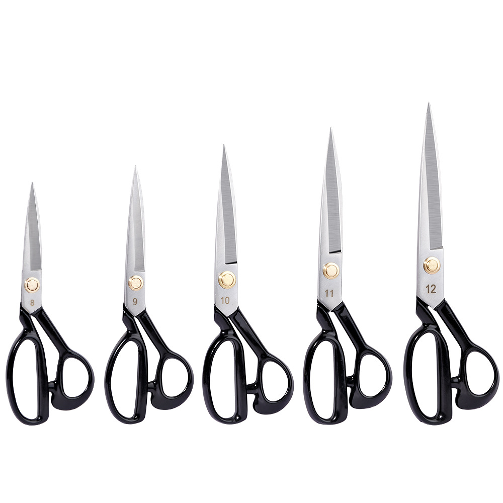 Left-handed sewing scissors, tailor, cut clothing, professional cutting, large scissors, 8-12 inch, special fabric cutting, household Item Picture