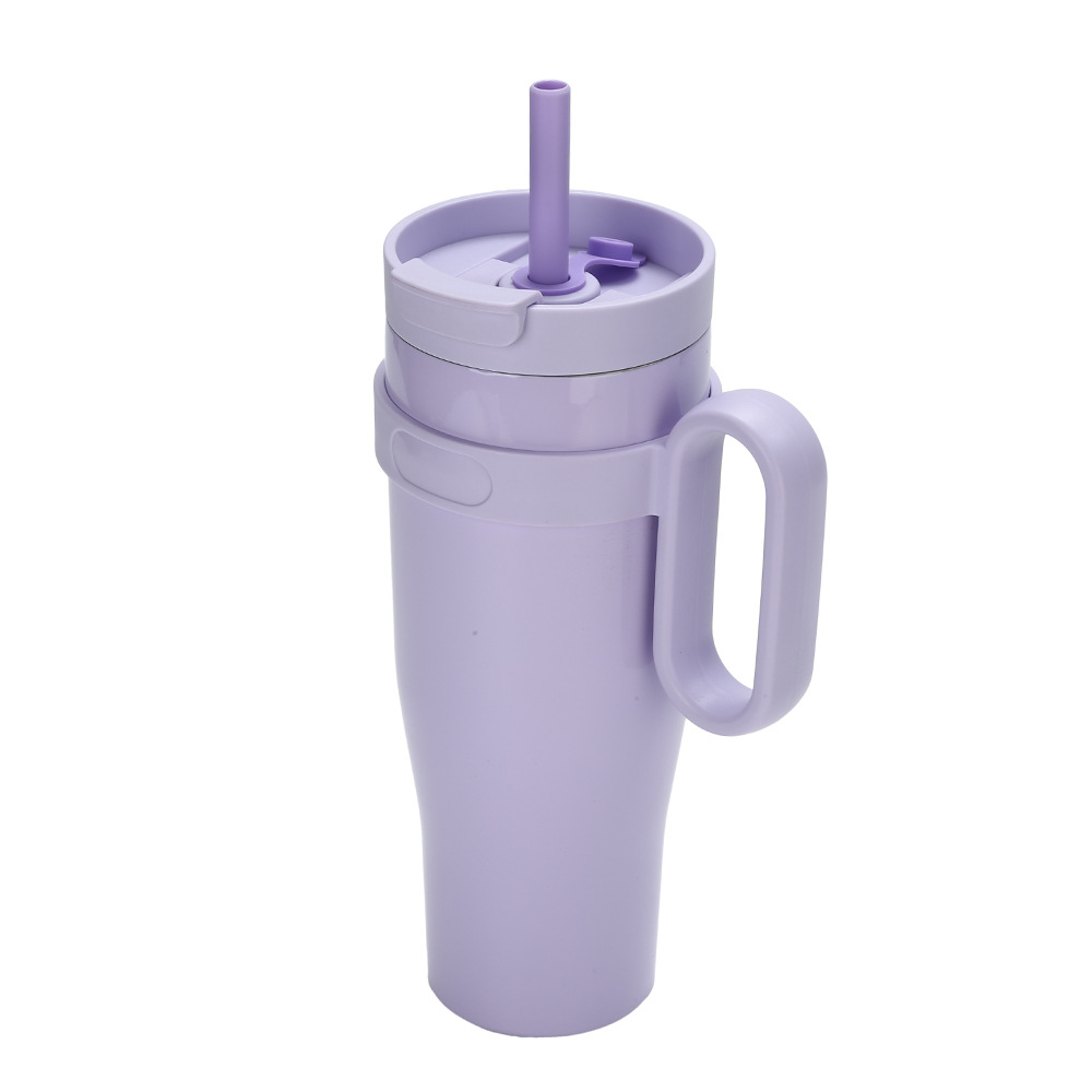 The new cross-border best-selling giant large-capacity insulated cup comes with a handle ice king cup and an outdoor sports water cup Item Picture
