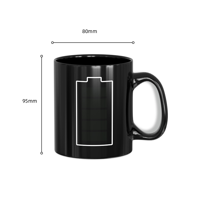 In stock: large-capacity batteries, various styles of ceramic cups that change color when heated, coffee, milk, and student color-changing mugs Item Picture
