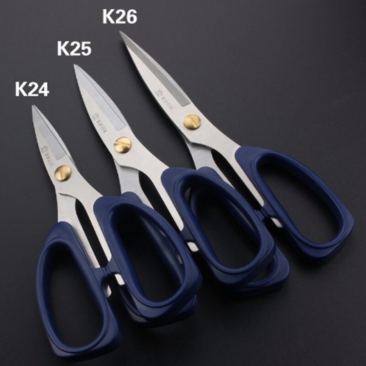 Jinda Rimei K26, K25, K24 powerful scissors, stainless steel household scissors, kitchen scissors, office tailor clothing scissors details Picture