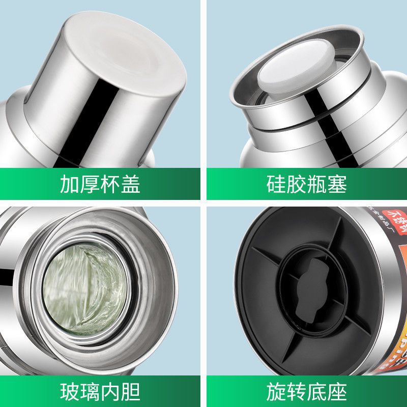 Large-capacity insulated kettle, stainless steel thermos, thermos, household thermos, insulated water kettle, insulated hot water kettle, boiling water bottle details Picture