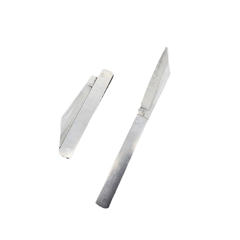 Pingnan Xiaodao stainless steel folding Fruit Knife, Small steel knife, mini portable folding knife, wholesale at two-yuan store Item Picture