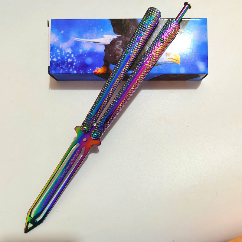 Stainless steel outdoor tools such as butterfly flaps and combs in color titanium are available in stock Specification drawing