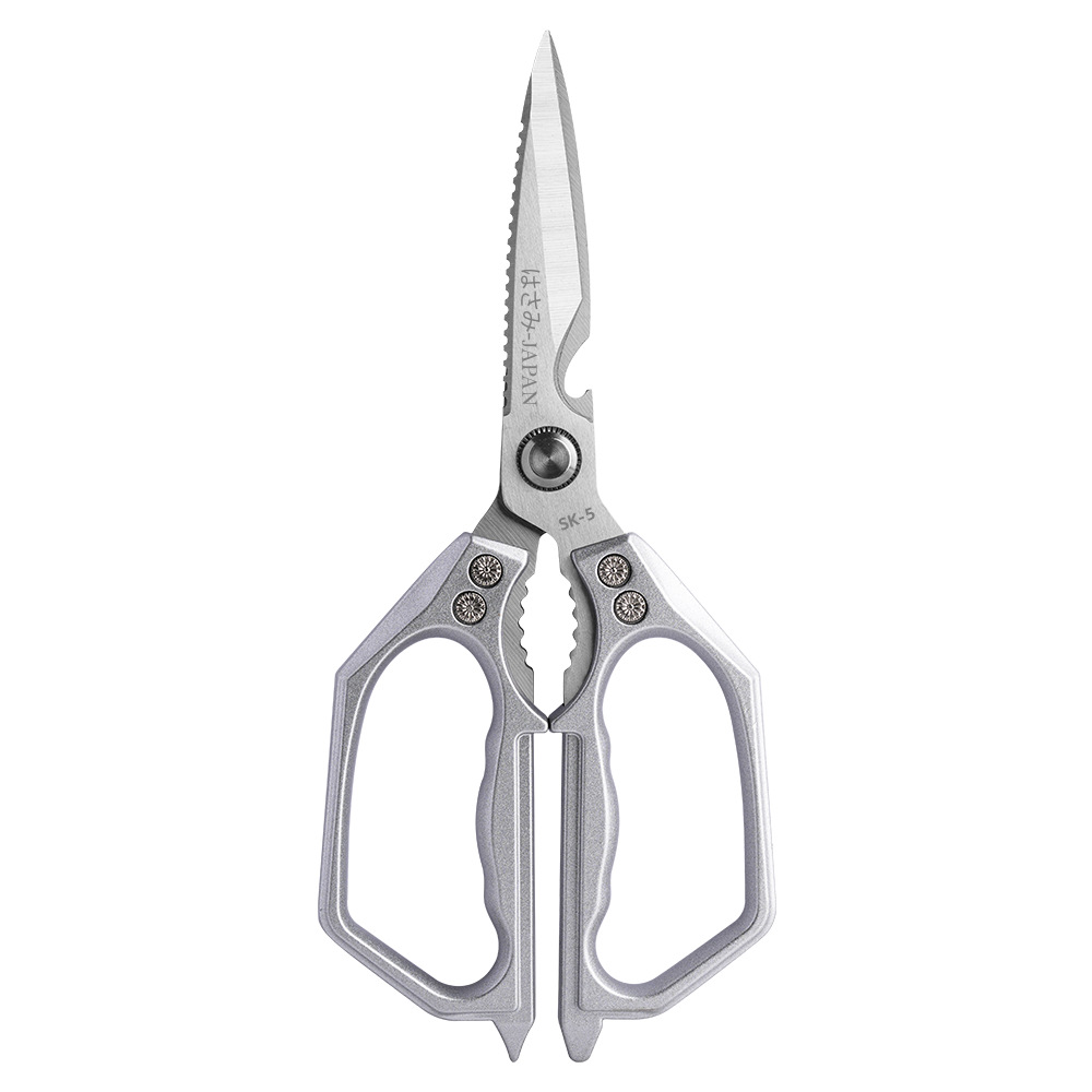 Lin Tai's multi-functional scissors are professional scissors for killing fish, cutting bones, chicken bones, opening bottle caps, scraping fish scales, and roasting meat ingredients Item Picture