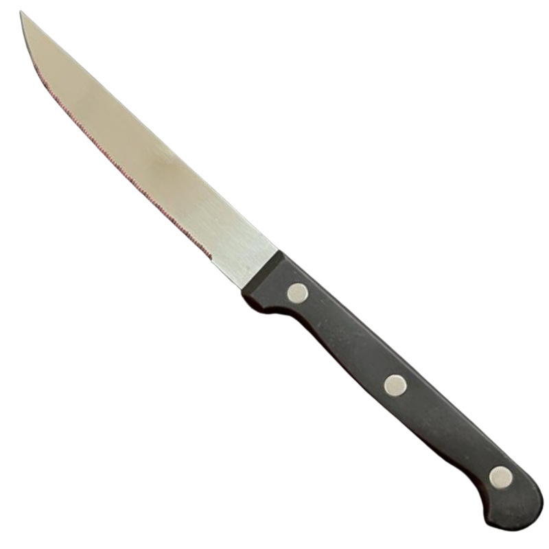Sharp stainless steel fruit knives, serrated Western dining knives, Western steak knives, hotel and restaurant tableware knives in stock Item Picture