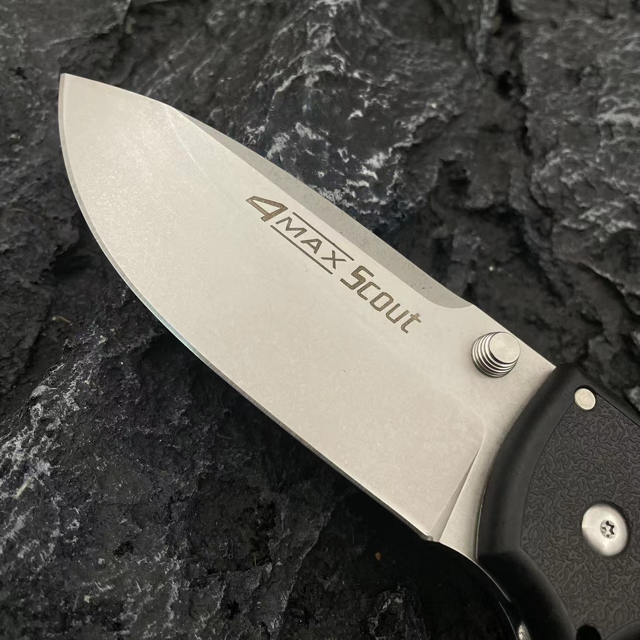 Amazon Cold Steel 62RQ folding new 4-MAX outdoor multi-functional knife, portable folding knife with high hardness details Picture