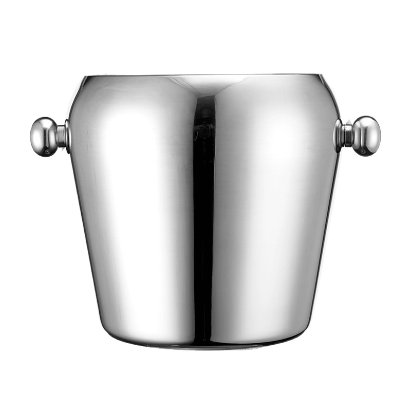 Cross-border 304 stainless steel ice bucket, bar, KTV, champagne, beer, red wine, ice granule bucket, ice cube bucket, creative ice bucket Item Picture