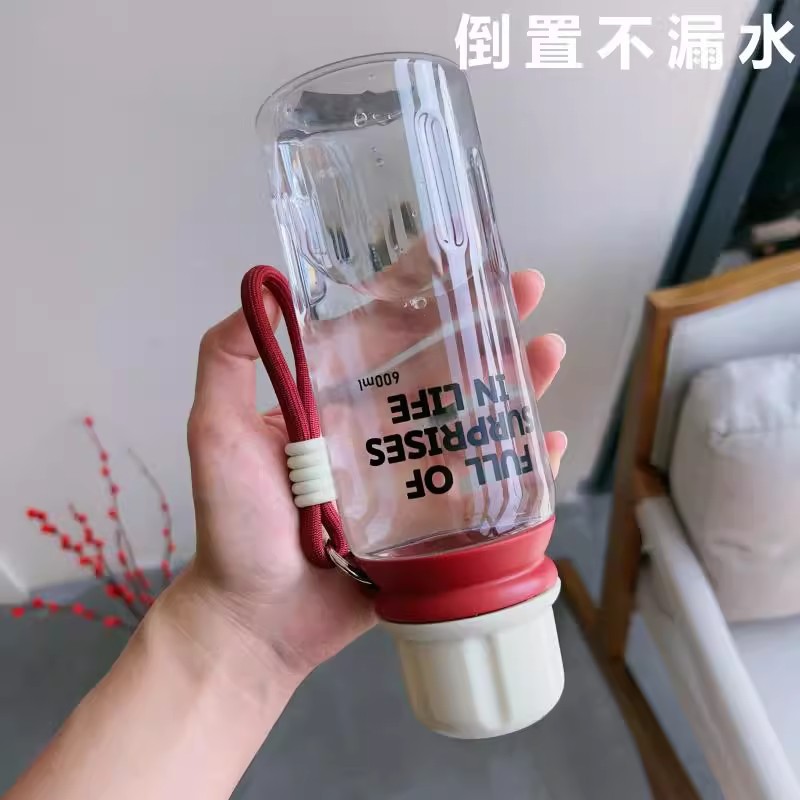 A large-capacity, simple Korean version of ins portable summer plastic space cup for both male and female students that is durable and can withstand drops Application Scenario