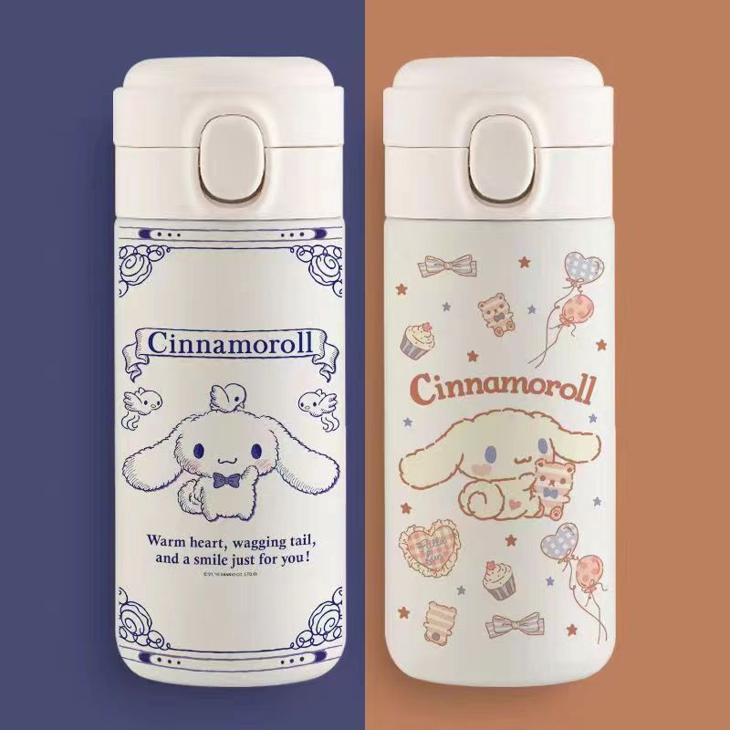 Creative cartoon 304 stainless steel insulated cup, high appearance level, portable bouncy pea cup, customizable for male and female students details Picture