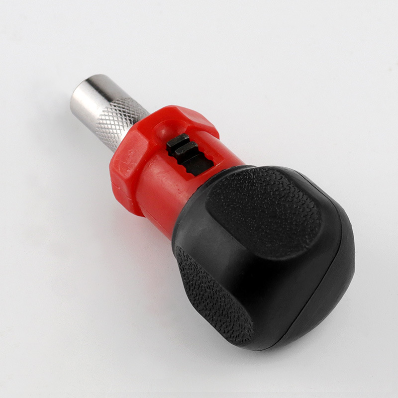 Wholesale small square handle ratchet screwdrivers with 6.35mm hexagon socket interface and reversible rotation Item Picture