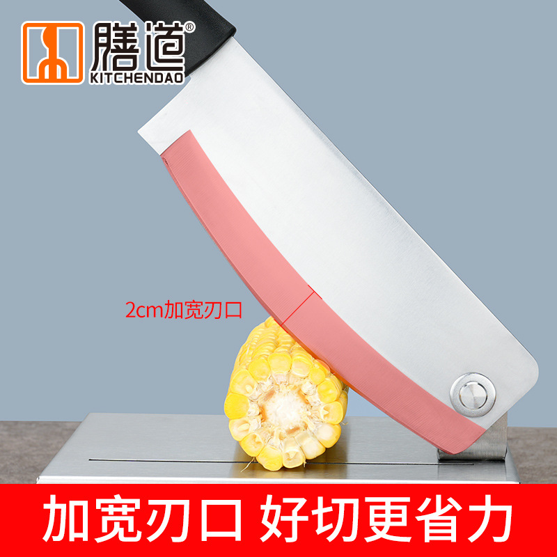Corn cutter: Cut corn segments, cut sugarcane, cut corn into chunks, cut corn segments. Guillotine: A small household guillotine Application Scenario