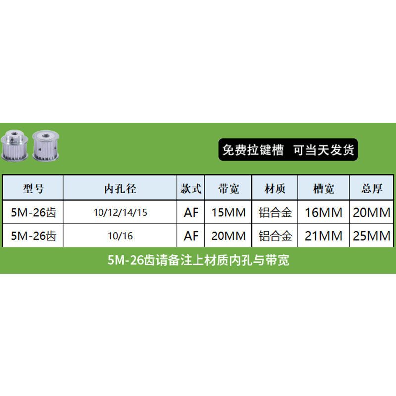 Square root of 5 m synchronous round spot pulley 25/30/36/40/50/60/72/18/20 tooth synchronous belt wheel carbon steel undefined