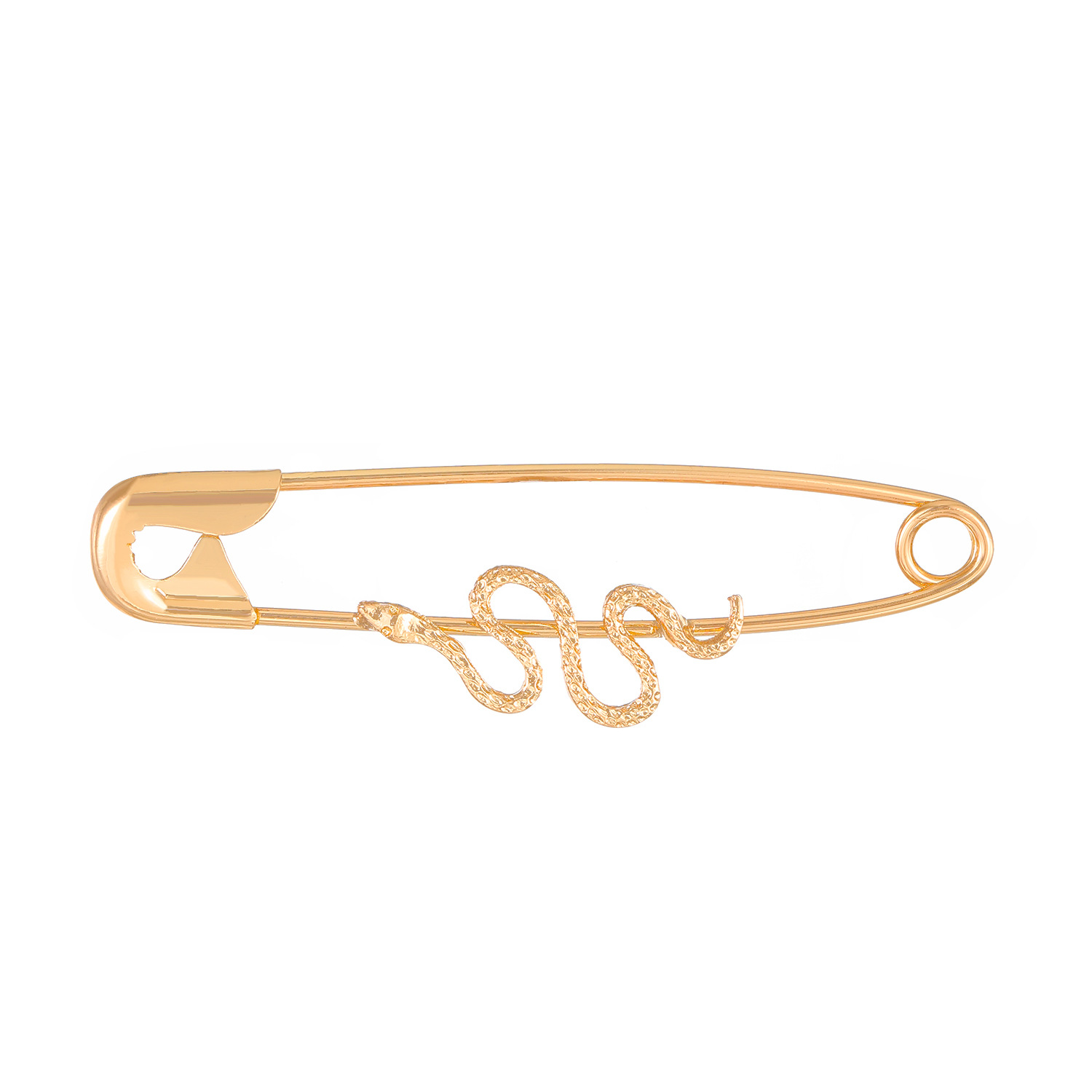 New cross-border snake-shaped paperclip earrings, InS-style European and American creative design, simple pin earrings, fashionable earrings Item Picture