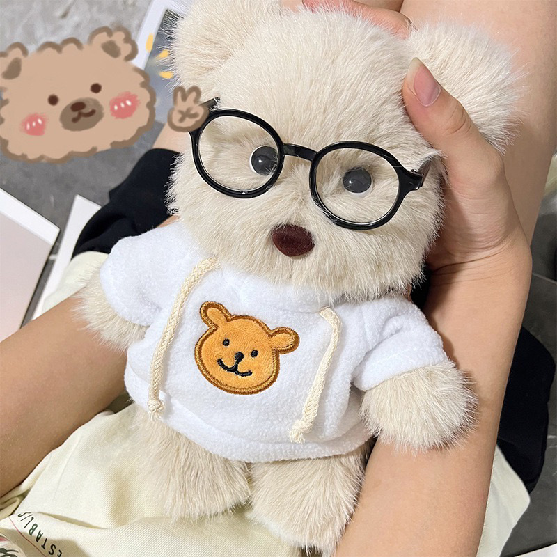 diy handmade Qixi Festival teddy Bear plush recording doll material package, articulated teddy bear Valentine's Day Application Scenario