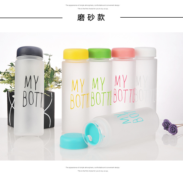 my bottle water cup for girls, high appearance level plastic cup, sports water bottle, glass cup, transparent gift cup, anti-drop Application Scenario