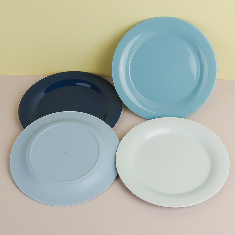 Cross-border Amazon plastic pp material 19CM round plates, household durable dinner plates, 26CM plates, snack plates, cross-border wholesale Application Scenario