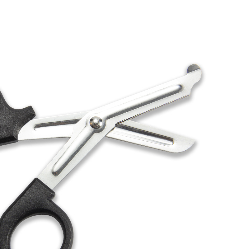 Manufacturer's stainless steel gauze scissors, outdoor camping gauze scissors, stainless steel elbow scissors, household wholesale Item Picture